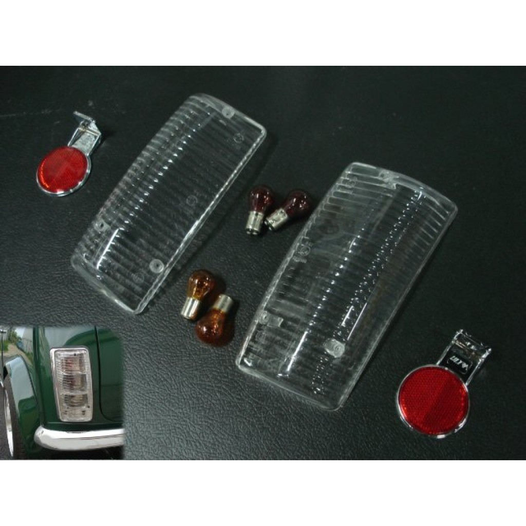 Vidros de farolim de trás c/ marcha-atrás Cristal ou Jewel (kit)